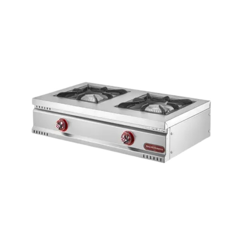 Işıkgaz Silverinox MD-2D 2 Gözlü Doğalgazlı Set Üstü Midi Ocak